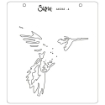 Picture of Sizzix Layered Στένσιλ Σετ  by Olivia Rose 6" X 6" - Hummingbird, 4τεμ.
