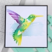 Picture of Sizzix Layered Στένσιλ Σετ  by Olivia Rose 6" X 6" - Hummingbird, 4τεμ.