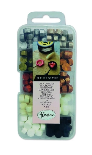 Picture of Aladine Wax Flowers Box Βουλοκέρι - Metallic Colors, 100τεμ.