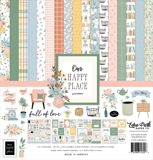 Picture of Echo Park Χαρτιά Scrapbooking Διπλής Όψης 12''x12'' - Our Happy Place