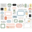 Picture of Echo Park Cardstock Διακοσμητικά Εφήμερα - Our Happy Place, Frames & Tags, 33τεμ.