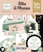 Picture of Echo Park Διακοσμητικά Εφήμερα - Marry Me, Titles & Phrases, 32τεμ.
