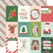 Picture of Simple Stories Cardstock Χαρτί Scrapbooking Διπλής Όψης 12'' x 12'' - Santa's Village, 3" X 4" Elements