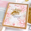 Picture of Pinkfresh Studio Layering Stencils | Σετ Στένσιλ με Χριστουγεννιάτικο Στεφάνι - Poinsettia Frame, 7 τεμ.