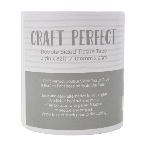 Picture of Tonic Studios Craft Perfect Double-Sided Tissue Tape - Αυτοκόλλητη Ταινία Διπλής Όψης 120mm x 25m