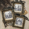 Picture of Stampers Anonymous Tim Holtz Cling Σφραγίδες - Framed Frights, 4τεμ.
