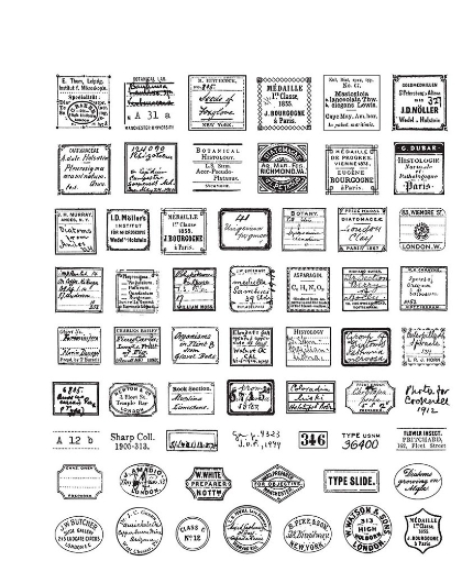 Picture of Stampers Anonymous Tim Holtz Cling Σφραγίδες - Curator, 60τεμ.