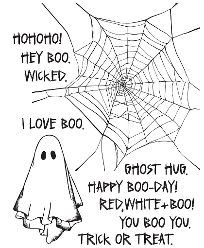 Picture of Stampers Anonymous Tim Holtz Σφραγίδες Cling CMS495 – Boo Crazy