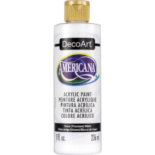 Picture of 🤍 DecoArt Americana Ακρυλικό Χρώμα 236ml - Snow (Titanium) White