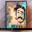 Picture of Tim Holtz Distress Mini Ink Pad | Υδατοδιαλυτό Dye Μελάνι για Blending & Mixed Media -  Black Soot