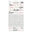 Picture of Mintay Papers Χάρτινα Αυτοκόλλητα - See you In Paris, Words, 72τεμ.