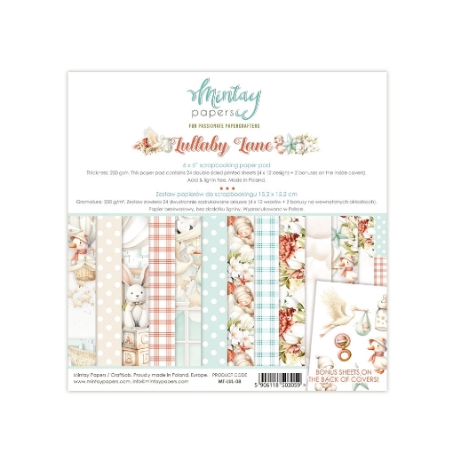 Picture of Mintay Papers Add-On Μπλοκ Scrapbooking Διπλής Όψης 6''x8'' - Lullaby Lane