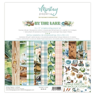 Picture of Mintay Papers Συλλογή Scrapbooking Διπλής Όψης 12" x 12" - By The Lake