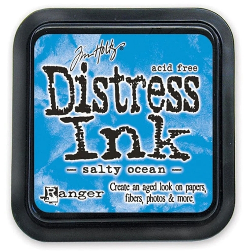 Picture of Tim Holtz Distress Ink Pad | Υδατοδιαλυτό Dye Μελάνι για Blending & Mixed Media - Salty Ocean
