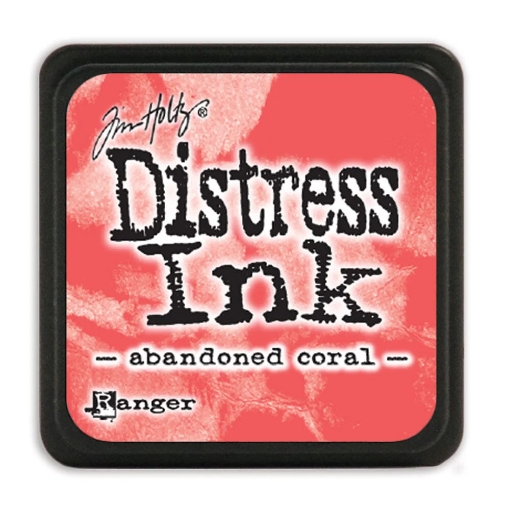 Picture of Tim Holtz Distress Mini Ink Pad | Υδατοδιαλυτό Dye Μελάνι για Blending & Mixed Media -  Abandoned Coral