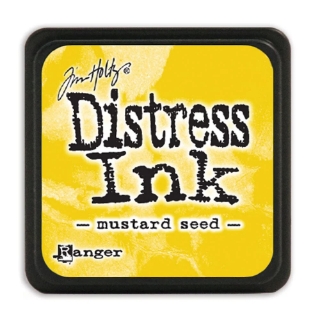 Picture of Tim Holtz Distress Mini Ink Pad | Υδατοδιαλυτό Dye Μελάνι για Blending & Mixed Media -  Mustard Seed