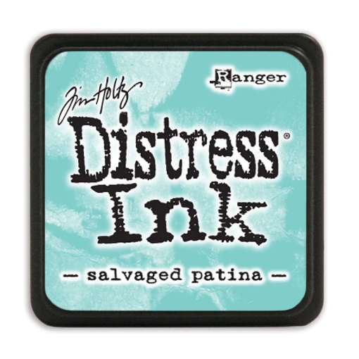 Picture of Tim Holtz Distress Mini Ink Pad | Υδατοδιαλυτό Dye Μελάνι για Blending & Mixed Media -  Salvaged Patina