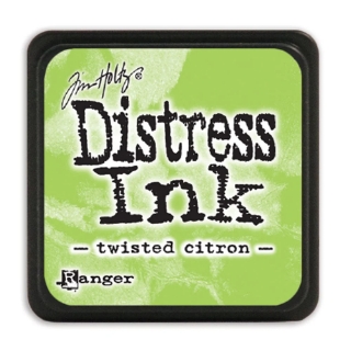 Picture of Tim Holtz Distress Mini Ink Pad | Υδατοδιαλυτό Dye Μελάνι για Blending & Mixed Media -  Twisted Citron