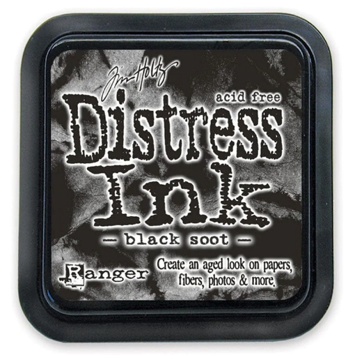 Picture of Tim Holtz Distress Ink Pad | Υδατοδιαλυτό Dye Μελάνι για Blending & Mixed Media - Black Soot