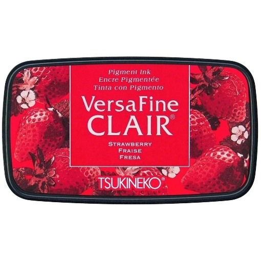 Picture of Tsukineko VersaFine Clair – Strawberry | Μελάνι Pigment για Σφραγίδες (Κοραλί Ροζ-Κόκκινο)