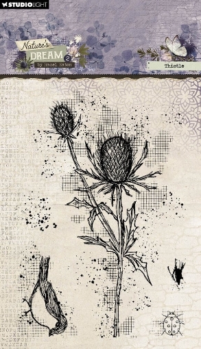 Picture of Studio Light Διάφανες Σφραγίδες -  Nr. 723 Nature's Dream 2, Thistle, 5τεμ.