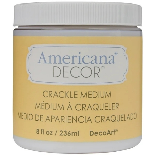 Picture of DecoArt Americana Decor Crackle Medium 236ml – Διάφανο Κρακελέ Ενός Συστατικού για Home Decor & Mixed Media