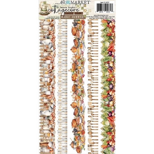 Picture of 49 And Market Washi Sheets Φύλλα με Washi Διακοσμητικά - Cottagecore, Kitchen Edition, 2τεμ