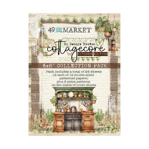 Picture of 49 And Market Collection Pack Συλλογή Χαρτιών Scrapbooking Διπλής Όψης 6'' x 8" - Cottagecore, Kitchen Edition