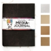 Picture of Dina Wakley MEdia Journal | Art Journal με 54 Σελίδες από Καμβά, Λινάτσα, Kraft & Cotton Rag
