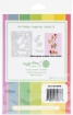 Picture of Waffle Flower Crafts Στένσιλ 5.25"x6.5" – Birthday Puppies