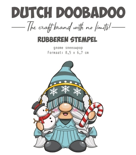 Picture of Dutch Doobadoo Σφραγίδα Rubber - Gnome Snowman