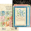 Picture of Graphic 45 Calendar Ephemera Cards Κάρτες Ημερολογίου - Season to Celebrate, 24τεμ.