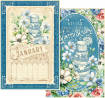Picture of Graphic 45 Calendar Ephemera Cards Κάρτες Ημερολογίου - Season to Celebrate, 24τεμ.