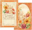 Picture of Graphic 45 Calendar Ephemera Cards Κάρτες Ημερολογίου - Season to Celebrate, 24τεμ.