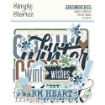 Picture of Simple Stories Διακοσμητικά Εφήμερα - Simple Vintage Fresh Snow, Sentiment Bits, 58τεμ.