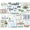 Picture of Simple Stories Διακοσμητικά Εφήμερα - Simple Vintage Fresh Snow, Sentiment Bits, 58τεμ.