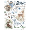 Picture of Simple Stories Rub-Ons Φύλλο Μεταφοράς Εικόνας 6'' x 8'' - Simple Vintage Fresh Snow, 2τεμ.