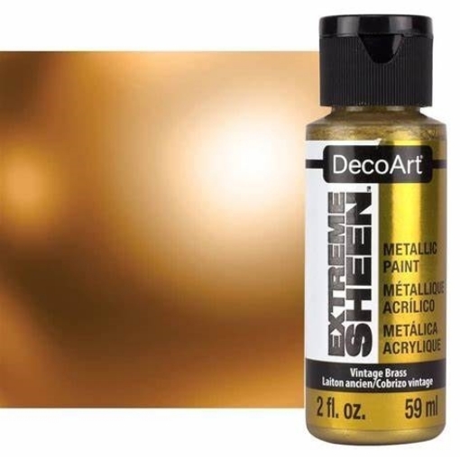 Picture of DecoArt Extreme Sheen | Μεταλλικό Ακρυλικό Χρώμα Υψηλής Αντανάκλασης – Vintage Brass, 59ml