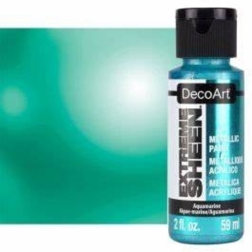 Picture of DecoArt Extreme Sheen Paint Μεταλλικό Ακρυλικό Χρώμα 59ml - Aquamarine