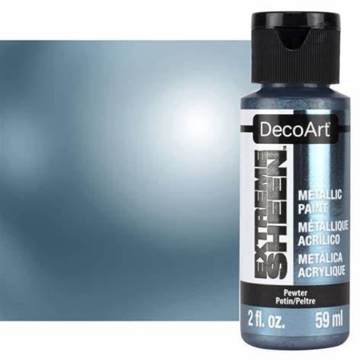 Picture of DecoArt Extreme Sheen | Μεταλλικό Ακρυλικό Χρώμα Υψηλής Αντανάκλασης – Pewter, 59ml