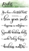 Picture of Picket Fence Studios Διάφανες Σφραγίδες - Fancy Daily Sentiments, 6τεμ.