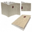 Picture of Lamali Chance Art Journal 13 x 21 cm | Χειροποίητο Art Journal 100% Βαμβάκι 120gsm - Sisal, Αμμωνίτης, 72 σελ.