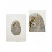 Picture of Lamali Galet Handmade Cotton Rag Notebook | Χειροποίητο Σημειωματάριο 100% Βαμβάκι 120gsm - White, 15 x 21 cm