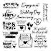 Picture of Crafter's Companion Διάφανες Σφραγίδες - Love Is In The Air, Dear Love, 16τεμ.