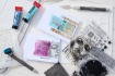 Picture of Sizzix Studio Διάφανες Σφραγίδες και Στένσιλ Της Cat Kerr - Ikigai, 8τεμ.