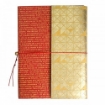 Picture of Lamali ZigZag Χειροποίητο Notebook 3 σε 1, 16 x 21 cm - Gold, 180 σελ.