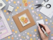 Picture of Papermania Square Card Blanks Recycled - Κάρτες και Φάκελοι 13.5 x 13.5cm - Kraft, 50τεμ.