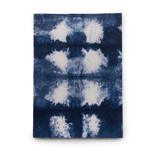 Picture of Lamali Shibori Indigo Χειροποίητο Journal Α5 100% Βαμβάκι 15 x 21cm, 170gsm, 72 σελ.