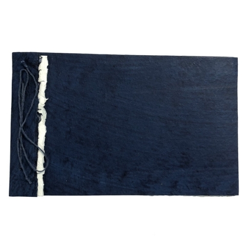 Picture of Lamali Bagru Χειροποίητο Art Journal 250gsm 25 x 41 cm - Indigo, 15 φύλλα