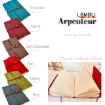 Picture of Lamali Arpenteur Traveler’s Notebook 13 x 19 cm | Χειροποίητο Notebook με Χαρτί Lokta - Merlot, 320 σελ.